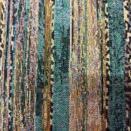 Gobelin multicolore rayures ethniques