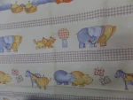tissu Coton beige imprimé animaux – Stoff enfantin