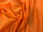 Tissu Voile de coton 100% orange