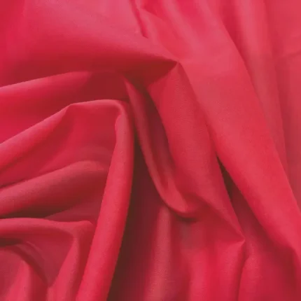 Tissu Voile de coton 100% rouge