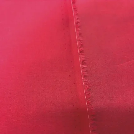 Tissu Voile de coton 100% rouge