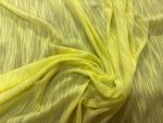 tissu Jersey coton flammé jaune