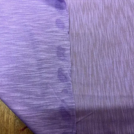 Tissu Jersey coton flammé lavande