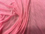 TISSU Jersey coton flammé saumon