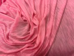 Jersey coton flammé saumon