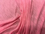 Jersey coton flammé saumon
