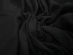 Jersey molletonné noir pour jogging