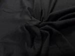 Jersey molletonné noir pour jogging