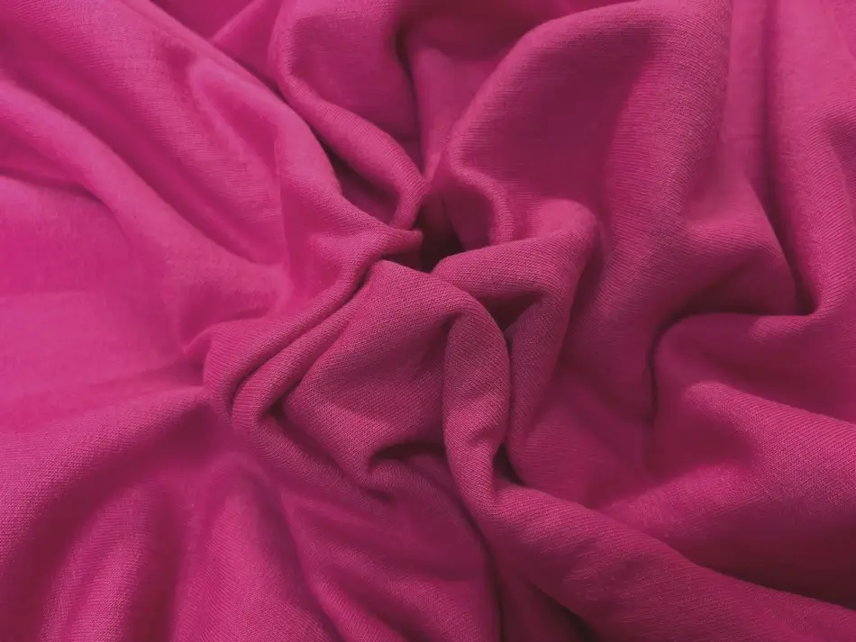 Jersey molletonné rose fuchsia pour jogging
