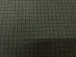 Tergal bi stretch kaki marron a carreaux