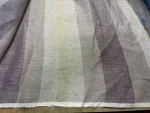 Voile de lin 3 m de large aux teintes grège, taupe et violine