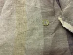 Voile de lin 3 m de large aux teintes grège, taupe et violine