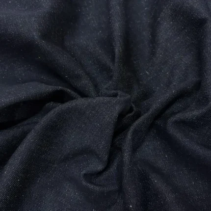 Jean bleu lycra chiné épais – tissu denim 440 g m²