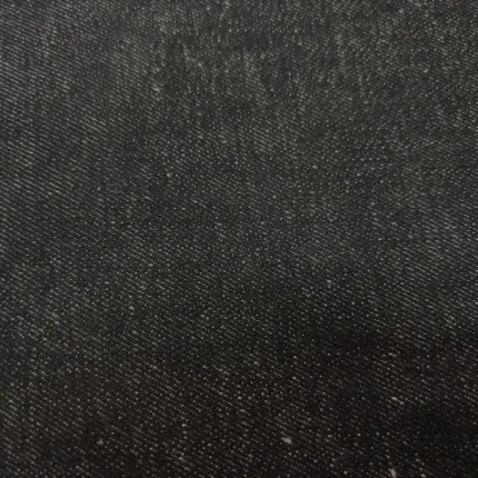 tissu Jean noir chiné épais – tissu denim en 1,55 m de largeur