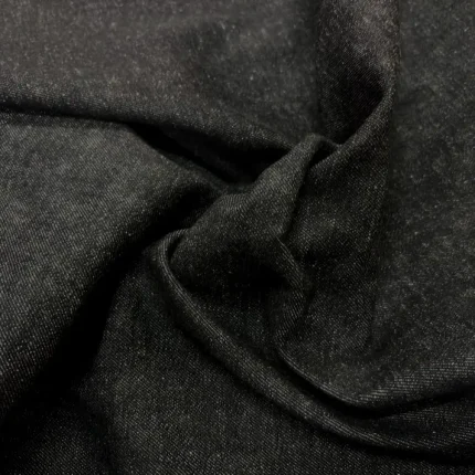 Jean noir chiné épais – tissu denim en 1,55 m de largeur 1