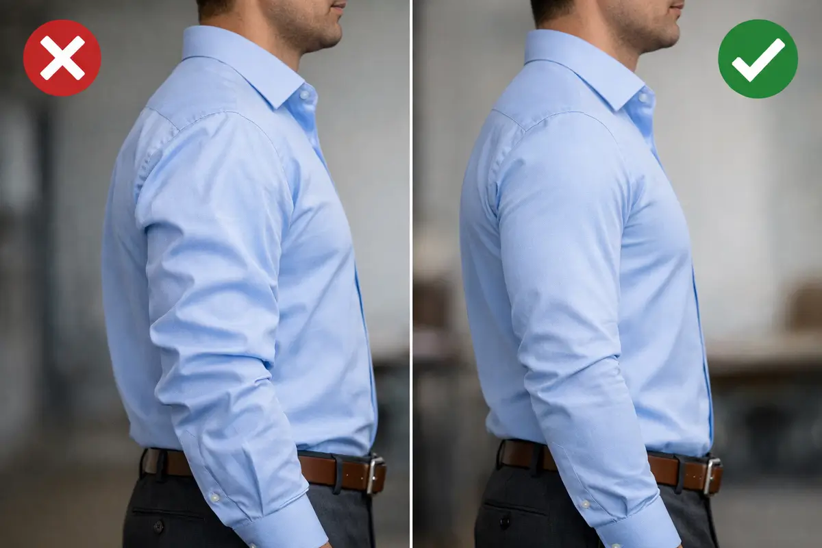 Retoucher une manche trop large sur une chemise ou une blouse avec un tissu stable et facile à coudre