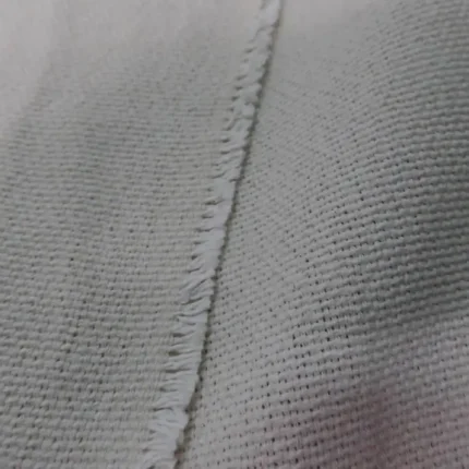 Toile natté écrue 95% coton 5% lin 410 gr m² en 2.80 large